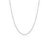 Collar de Plata de Ley S925 Simple Joker Alto Sentido 2024 Nueva Moda Cadena para Suéter Cadena de Plata Cadena Desnuda Venta al por Mayor