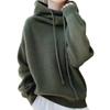 Suéter Tricot Confortável Macio Grosso com Capuz 2025 Outono Inverno Novo Quente Slim Versátil Suéter Jaqueta Top para Mulheres