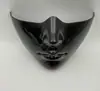 Máscara de rosto inteiro com contornos faciais perfeitos, cosplay biomimético, estilo sci-fi de Halloween, máscara facial semi-cobertura