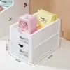 Mesa de computador com gavetas, perfeita para estudantes em dormitórios durante a volta às aulas; um item essencial para organizar livros e outros itens