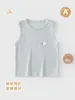 Chaleco para Bebé, Algodón Puro Clase A, Camisola para Niñas para Usar por Debajo, Protección para la Barriga de Niños, Chaleco Pequeño de Espalda Media para Niños Pequeños