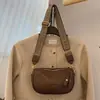 Dy Bolsos de Gran Capacidad Más Vendidos para Mujer Textura de Alta Gama Simple de Moda Casual para Hombro Axila Correa de Hombro Ancha Bolso Cruzado
