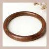 Madeira de Pêssego Velha Natural Nova Pulseira de Mão Simples Presente Pulseira Segura Pulseira de Madeira Anel de Mão Presente para Mãe Idosos Item Quente