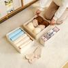 Caja de almacenamiento de algodón y lino auténtico Tianshan, caja de almacenamiento lavable para el hogar, para guardar sujetadores, ropa interior y calcetines.