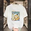 ¡Guau! Camiseta Casual de Verano para Jóvenes, Versátil, Simple, Holgada, Manga Corta, Estilo Americano, Estampada, Moderna