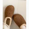 Zapatos de Algodón para Nieve Antideslizantes de Suela Gruesa con Lunares Retro para Mujer 2026 Nuevos de Invierno Aumentadores de Altura Aterciopelados Espesos Zapatos Bochen
