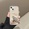 Funda Espejo Shiba Inu Adecuada para Funda de Teléfono iPhone 17 Pro Max 14/15 Botones Galvanizados Apple 16 Cobertura Completa X