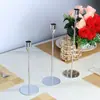 Portavelas Adornos Estilo Europeo Restaurante Occidental Mesa de Comedor Cena a la Luz de Velas Atril Boda Lámpara de Mantequilla Decoración con Velas