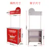 Aleación de aluminio promocional portátil para supermercado, pop-up, plegable, expositor, stand de exhibición para promoción, mesa plegable