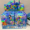 Creativo Lindo Dibujo Animado Sorpresa Caja Sorpresa Grande Bolso Infantil Papelería Bolsa de la Suerte Libreta de Estudiante Set de Regalo de Pegatinas