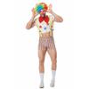 Comércio exterior novo traje de palhaço masculino adulto para Halloween baile de máscaras cosplay traje de palhaço de circo