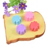 Nine Zan 3cm-5cm Porta-Ovos Mafen Cup Girassol Enrugado Ferramenta de Confeitaria Forma de Copo de Bolo de Silicone Molde de Silicone