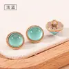 Botões Decorativos Metálicos de Resina Pequenos e Perfumados de Alta Qualidade, Para Suéteres, Camisas de Chiffon, Acessórios de Camisa, Acessórios de Botão