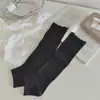 Meias Femininas youjiaxiu Estilo Primavera/Verão Cor Sólida Estilo Ballet Meias Arrastão Rendadas Vazadas Cobertura de Pé em Tricô Renda ins