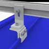Abrazadera para Teja de Módulo Fotovoltaico de Aleación de Aluminio para Instalación de Paneles Solares Abrazadera para Teja de Junta Vertical Suministro Directo de Fábrica