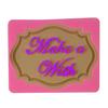 Molde de Silicona Flip Sugar Forma de Pide un Deseo Pastel Chocolate Placa de Bendición Herramienta de Decoración para Hornear