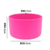 Copo de Água Capa Antiderrapante Capa Inferior de Borracha Copo de Vidro Isolamento Capa de Silicone Transfronteiriça 7,5cm9cm Capa de Copo de Silicone Universal