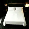 Juego de cuatro piezas de lino de algodón para hotel, sarga 40S para casas de huéspedes, hoteles, hoteles de e-sports, juego de tres piezas de sábanas y sábanas ajustables al por mayor
