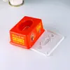 Caja de Pañuelos de Plástico Publicitaria con Diseño Personalizado, Caja de Pañuelos de Plástico de Regalo de Material PP, Logo Publicitario para Hotel Corporativo