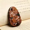 Pingente de Jujuba Fulminada do Deus da Riqueza Zhao Gongming, um Símbolo de Segurança e Bem-Estar, Ornamento Taoísta Zhao Xuantan para Atrair Riqueza para Homens e Mulheres