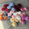 3 Rosas Grandes, Diseño de Escenario de Boda, Decoración de Pared de Flores, Flores Artificiales, Accesorios para Fotos, Rosas de Diamante