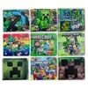 Carteira Dobrável Curta Minecraft Jogo Creeper Estudante Couro PU Porta Moedas Cartões Carteira