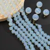 Vidro Jade Geométrico Forma Especial Tridimensional Furo Passante Contas Artesanal DIY Pulseira Caseira Colar Joias com Contas Acessórios