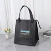 Bolsa Térmica para Pasteles Plegable Personalizable Rastreador Algodón Perlado Impermeable Bolso de Mano Fuerte para Barbacoa No Tejido en Relieve Bolsa de Hielo