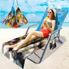 Fornecimento Exclusivo Transfronteiriço de Capas para Cadeiras de Praia de Microfibra, Série Oceano com Impressão Digital 3D, A partir de Uma Peça