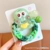 Nueva Cuerda para el Cabello de Niña Linda Dibujos Animados Bob Esponja Cuerda Gruesa para el Cabello Infantil Anillo para el Cabello de Goma para Cola de Caballo