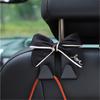 Gancho de carro dos desenhos animados cadeira dupla para trás gancho de carro multifuncional decoração criativa gancho de assento de carro