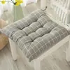 Dropshipping Almofada Quadrada de Linho para Assento Almofada para Assento Tatami Cadeira de Jantar Escritório Crianças Estudante Almofada para Cadeira de Casa Venda por Atacado