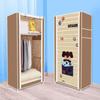 Armario de Almacenamiento para Dormitorio de Estudiantes Moderno Simple Personalizado Simple para Alquiler Engrosado Económico Perchero de Tela para Ropa Ensamblado
