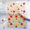 Adesivos de Unha 5D Embossados Coração Doce Laço Azul Jeans Ursinho Coelho Adesivos para Diário de Nail Art
