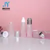 Garrafa de classificação de cosméticos de acrílico de alta qualidade, garrafa de vidro fosco, quantidade de spray, garrafa de loção, garrafa de creme Dourado fosco