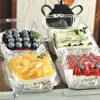 Empaque de Yogur Griego Caja de Postre de Yogur Sólido de Frutas de Moda para Llevar