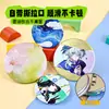 Insígnia de lata personalizada para destacar e colar com foto, dupla face, autoadesiva, mercadoria de estrela de anime bidimensional, DIY