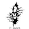 Calcomanía de Estampado en Caliente de Calavera Transfronteriza para Halloween Impresión de Camisetas Patrón de Estampado en Caliente Logotipo de Transferencia Térmica Calcomanía de Estampado en Caliente Imagen de Estampado en Caliente