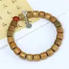 Cuentas de Barril de Sándalo Verde DIY Pulsera Fudie Especificaciones 8x9 para Hombres y Mujeres Cuentas de Rosario de Madera y Fabricantes de Joyería al por Mayor