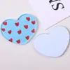 Corazón Infantil Impresión Acrílica Accesorios DIY Cuerda para el Cabello Accesorios para el Cabello Tocado Pasador Agujero Parche para Zapatos Material Venta al por Mayor