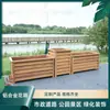 Fabricantes de Maceteros de Aleación de Aluminio al por Mayor Combinaciones Exteriores para Flores, Camas de Flores para Paisajismo Municipal de Carreteras, Maceteros para Plantación en Patios de Embellecimiento