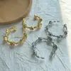 Aretes de Flores Rodean las Ramas y Ramas, Lujo Accesible Original, Gama Alta, Estilo Aro Personalizado, Aretes Grandes, Diseño de Nicho para Mujeres