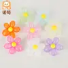 DIY Acrílico Flor de Cinco Pétalas Gelatina Girassol Pingente para Celular Acessórios de Joia Contas Soltas Acessórios para Cabelo Acessórios