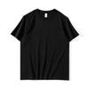 Camiseta de algodón de 260 g, camisa publicitaria de manga corta con cuello redondo personalizada para hombres y mujeres, del mismo estilo con logotipo, ropa de trabajo, camisa de marca de moda.