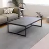 Mesa de centro para sala de estar, design simples e moderno, adequada para apartamentos pequenos e imóveis alugados, também ideal para uso como mesa de chá em um home office ou ambiente comercial.