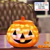 Explosões Transfronteiriças Adereços de Decoração de Halloween Lanterna de Abóbora LED Lanterna Portátil Colorida Luminosa Decoração de Halloween
