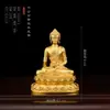 Nuevos adornos de estatua de Buda de latón estilo Xizang de 6 cm: Dios de la Riqueza Amarillo, Padmasambhava, Avalokiteshvara de Cuatro Brazos, Manjushri decoraciones para el hogar