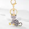 Pingente Criativo e Fashion de Chaveiro de Carro Novo, Gato da Sorte Sentado Pingente de Chaveiro Acessório para Bolsa Atacado