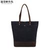 Casual óleo de cera lona bolsa feminina ombro mensageiro saco de compras saco de armazenamento saco transbordamento fábrica vendas diretas