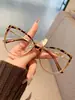 Óculos Designer Gatinho Preto Dourado com Lentes Marrons Podem Ser Equipados com Lentes de Grau para Miopia, High-End Ultra Leve Olhos Planos